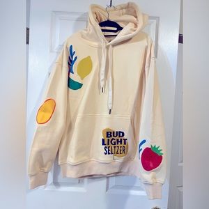 Bud Light Seltzer nude hoodie with fruits!